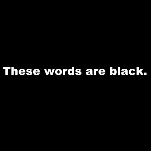 Black Words